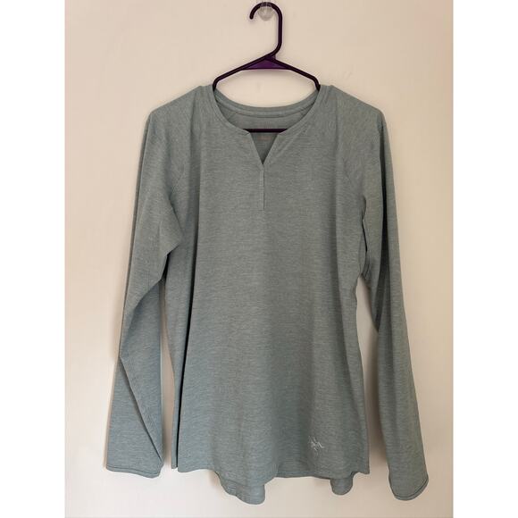 Arc'teryx Kadem Long Sleeve Top in Sage Green,  Large - Picture 2 of 8